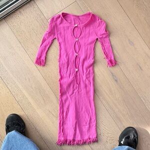 Poster Girl Miranda Mini Dress in Fuchsia